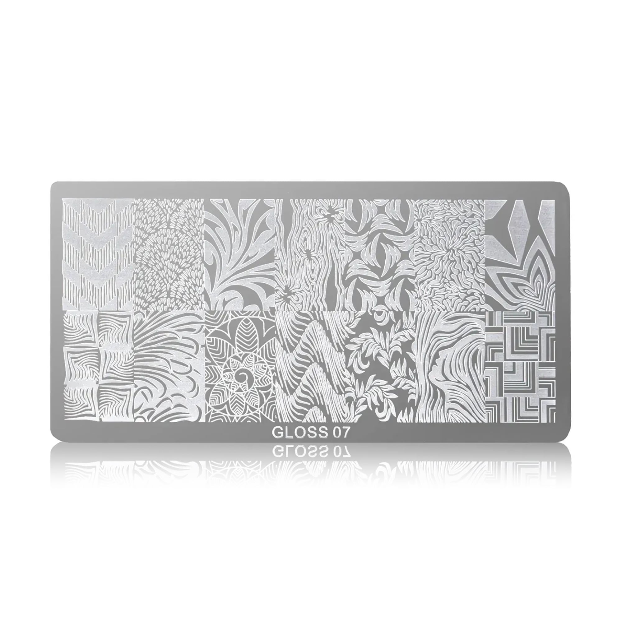 Пластина для стемпінгу Gloss 07, 6*12 см (073124)