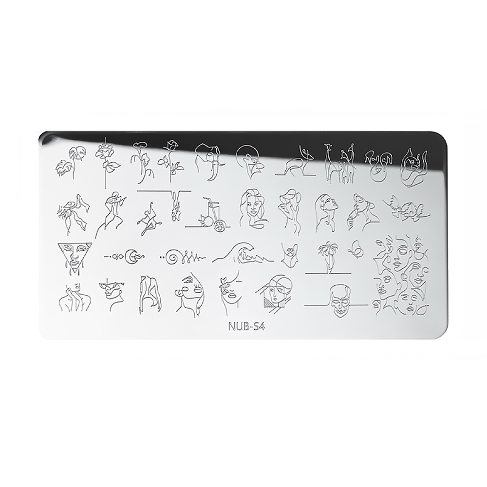 Пластина для стемпінгу NUB Stamping Plate S-4